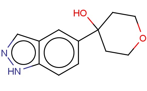 4-(1H-INDAZOL-5-YL)-TETRAHYDRO-PYRAN-4-OL