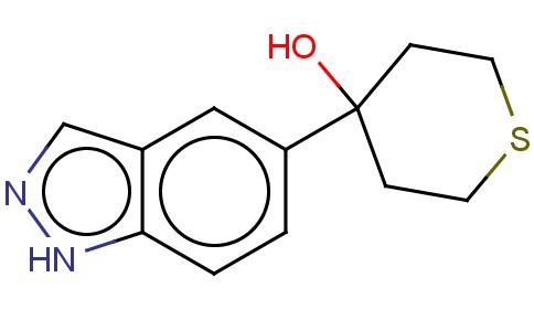 4-(1H-INDAZOL-5-YL)-TETRAHYDRO-THIOPYRAN-4-OL