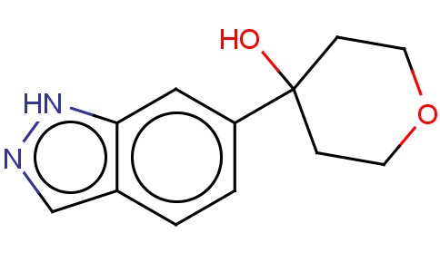 4-(1H-INDAZOL-6-YL)-TETRAHYDRO-PYRAN-4-OL