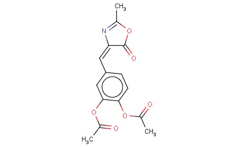 4-(3,4-DIACETOXYBENZAL)-2-METHYL-5-OXAZOLONE