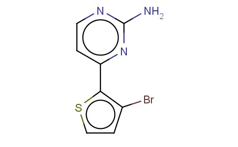 4-(3-BROMO-2-THIENYL)-2-PYRIMIDINAMINE