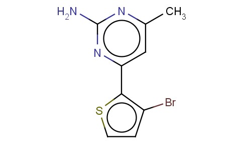 4-(3-BROMO-2-THIENYL)-6-METHYL-2-PYRIMIDINAMINE