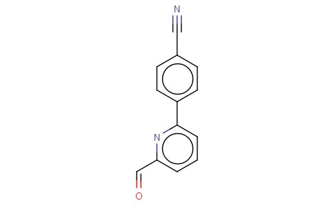 4-(6-FORMYLPYRIDIN-2-YL)BENZONITRILE