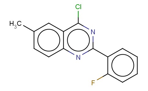 4-CHLORO-2-(2-FLUORO-PHENYL)-6-METHYL-QUINAZOLINE