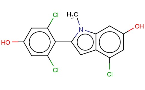 4-CHLORO-2-(3,5-DICHLORO-4-HYDROXYPHENYL)-1-METHYLINDOL-6-OL