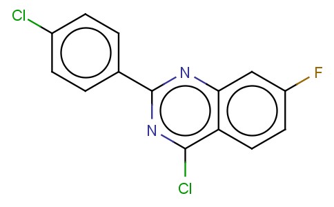 4-CHLORO-2-(4-CHLORO-PHENYL)-7-FLUORO-QUINAZOLINE