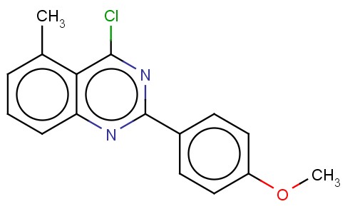 4-CHLORO-2-(4-METHOXY-PHENYL)-5-METHYL-QUINAZOLINE
