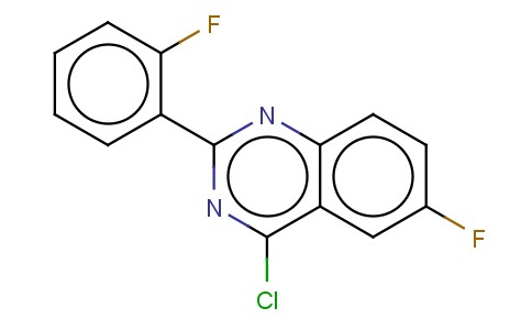4-CHLORO-6-FLUORO-2-(2-FLUORO-PHENYL)-QUINAZOLINE