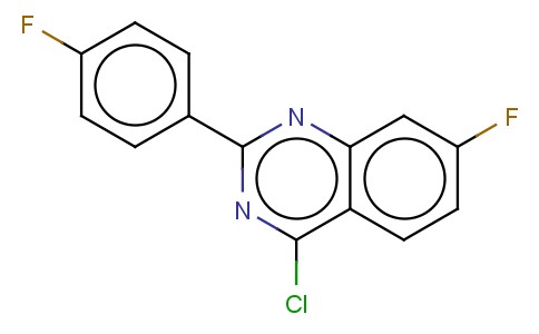 4-CHLORO-7-FLUORO-2-(4-FLUORO-PHENYL)-QUINAZOLINE