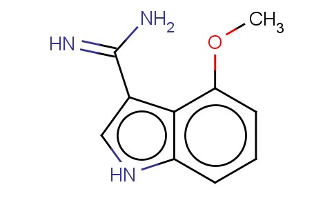 4-METHOXY-1H-INDOLE-3-CARBOXAMIDINE