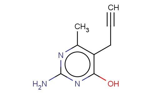 4-METHYL-6-HYDROXY-5-(2-PROPYNYL)-2-PYRIMIDINAMINE
