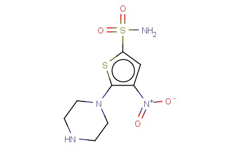 4-NITRO-5-PIPERAZINOTHIOPHENE-2-SULFONAMIDE