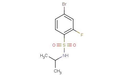 4-bromo-2-fluoro-N-isopropylbenzenesulfonamide