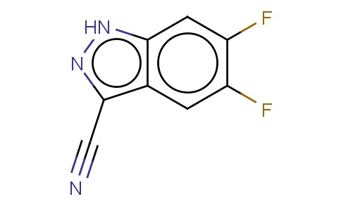 5,6-DIFLUORO-1H-INDAZOLE-3-CARBONITRILE