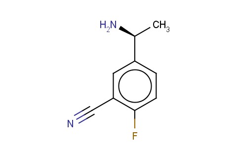 5-((1S)-1-AMINOETHYL)-2-FLUOROBENZENECARBONITRILE