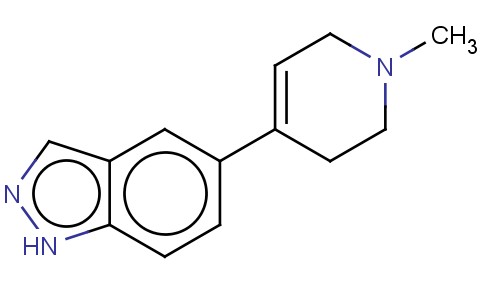 5-(1-METHYL-1,2,3,6-TETRAHYDRO-PYRIDIN-4-YL)-1H-INDAZOLE