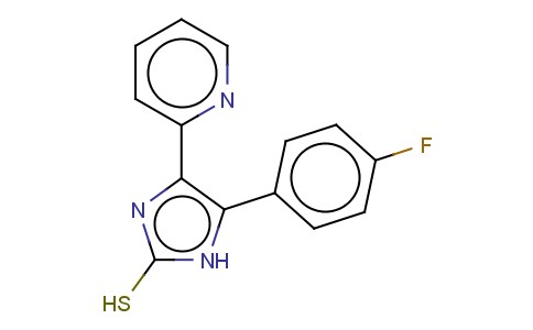 5-(4-FLUORO-PHENYL)-4-PYRIDIN-2-YL-1H-IMIDAZOLE-2-THIOL