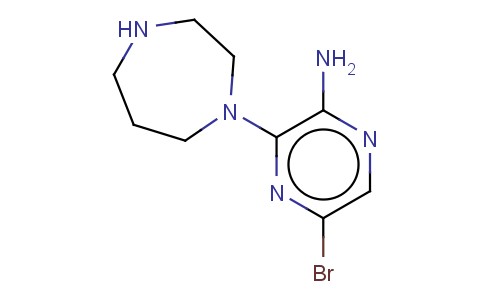 5-BROMO-3-(1,4-DIAZEPAN-1-YL)PYRAZIN-2-AMINE