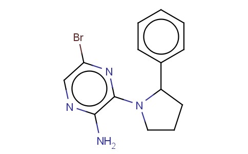 5-BROMO-3-(2-PHENYLPYRROLIDIN-1-YL)PYRAZIN-2-AMINE