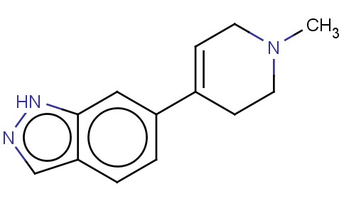 6-(1-METHYL-1,2,3,6-TETRAHYDRO-PYRIDIN-4-YL)-1H-INDAZOLE