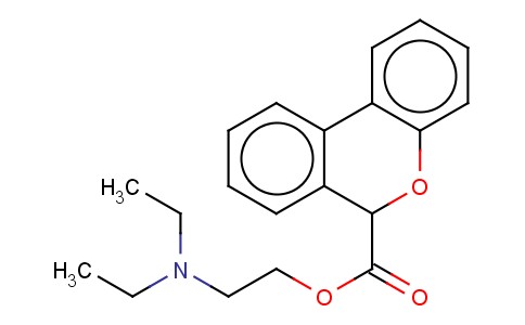 6-(2-DIETHYLAMINOETHOXYCARBONYL)-6H-DIBENZO(B,D)PYRAN