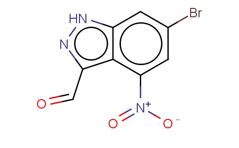 6-BROMO-4-NITRO-1H-INDAZOLE-3-CARBALDEHYDE