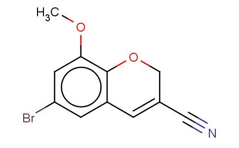 6-BROMO-8-METHOXY-2H-CHROMENE-3-CARBONITRILE
