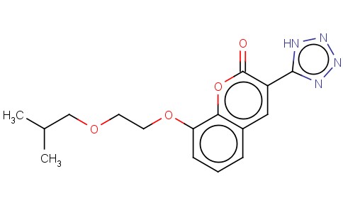 8-(5-METHYL-3-OXAHEXYLOXY)-3-(1H-TETRAZOL-5-YL)COUMARIN