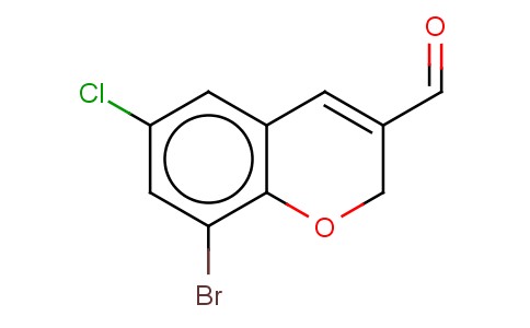 8-BROMO-6-CHLORO-2H-CHROMENE-3-CARBALDEHYDE