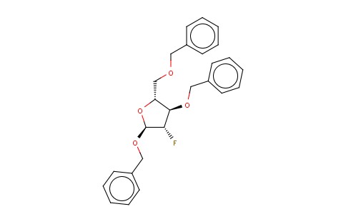 BENZYL-3,5-DI-O-BENZYL-2-DEOXY-2-FLUORO-ALPHA-D-ARABINOFURANOSIDE