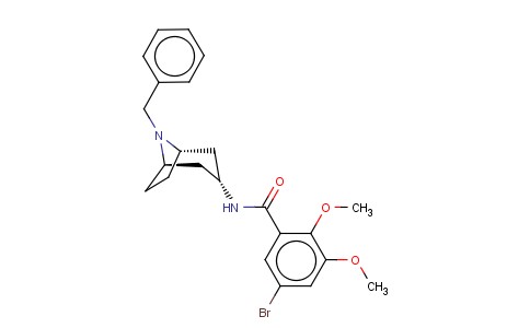 EXO-5-BROMO-2,3-DIMETHOXY-N-(8-(PHENYLMETHYL)-8-AZABICYCLO(3.2.1)OCT-3-YL)BENZAMIDE