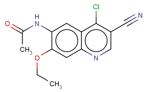 N-(4-CHLORO-3-CYANO-7-ETHOXY-6-QUINOLINYL)ACETAMIDE