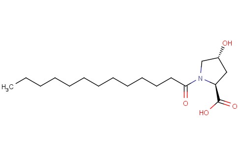 N-TETRADECANOYL-HYDROXYPROLINE